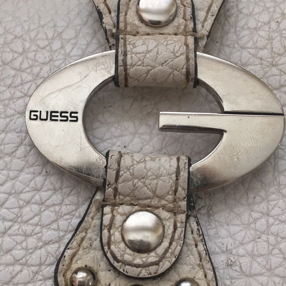 White leather guess ladies wallet - Picture 2 of 5